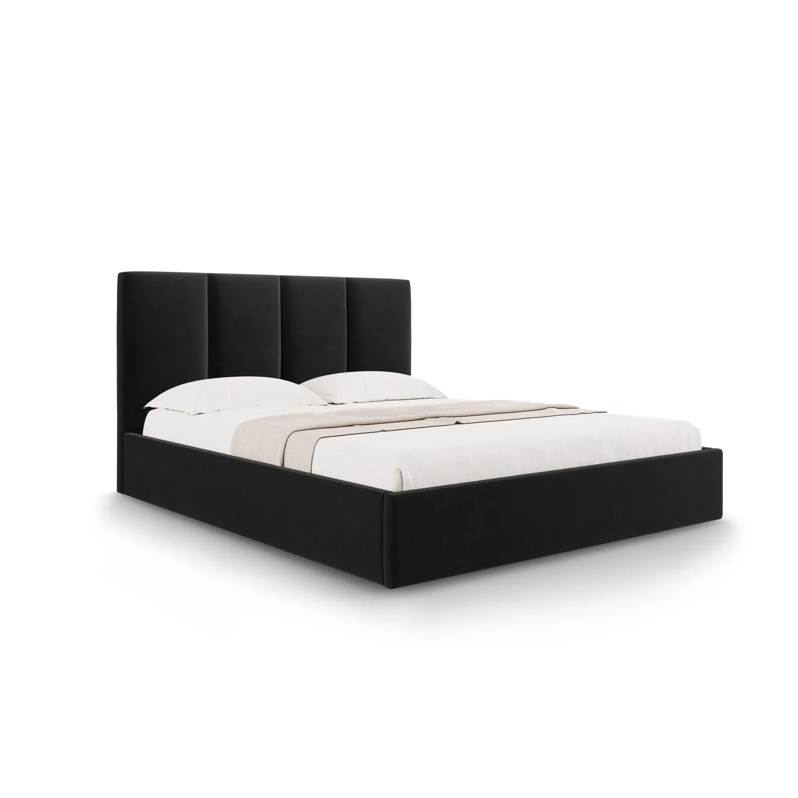 Pyla Bett mit Stauraum und Kopfteil in Samt, 180x200 cm - Image 57