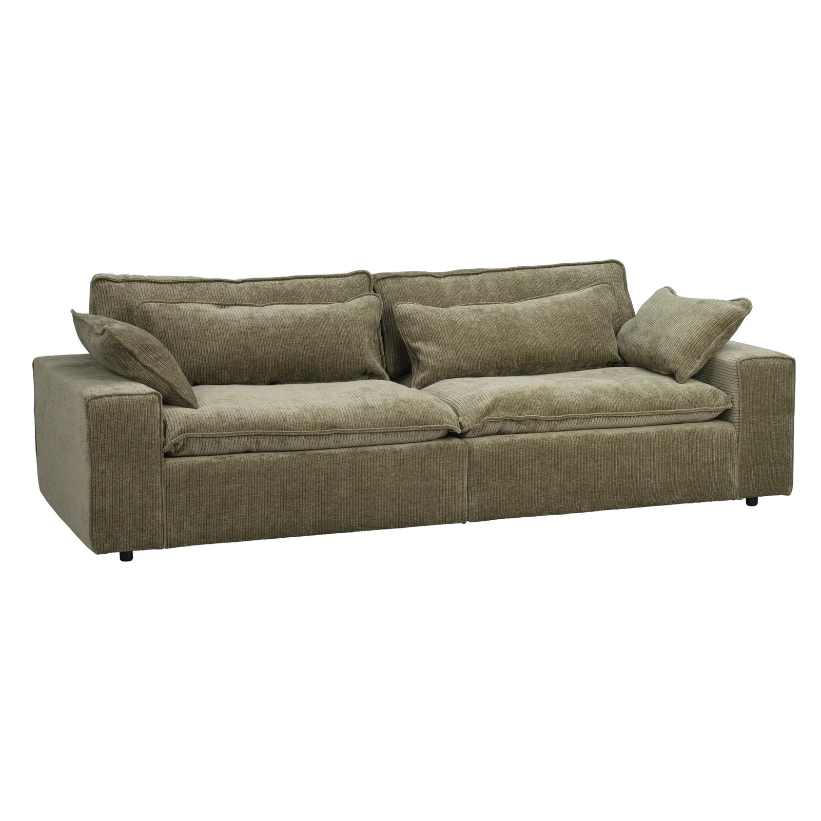 RAWLINS 3-Sitzer Sofa in rachel grün, 259x116x85 cm - Image 5