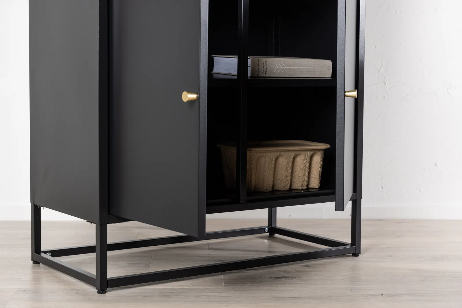 Regal Bakal aus Stahl in schwarz, 80x40x190 cm - Image 10