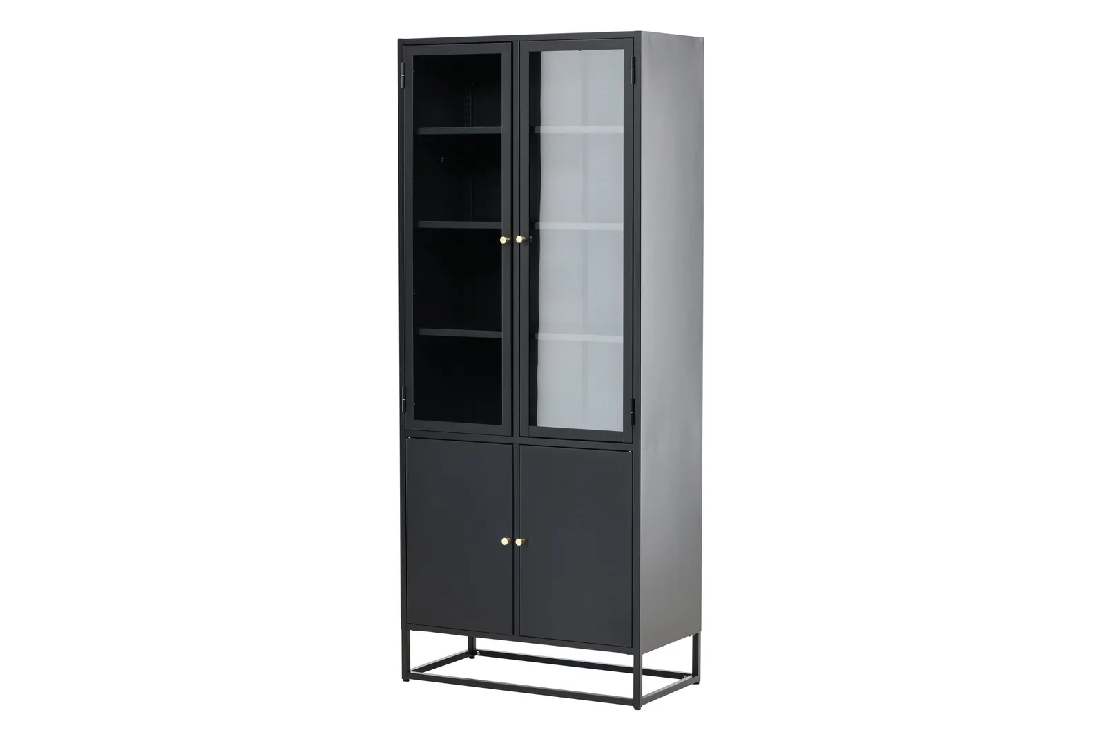Regal Bakal aus Stahl in schwarz, 80x40x190 cm - Image 11
