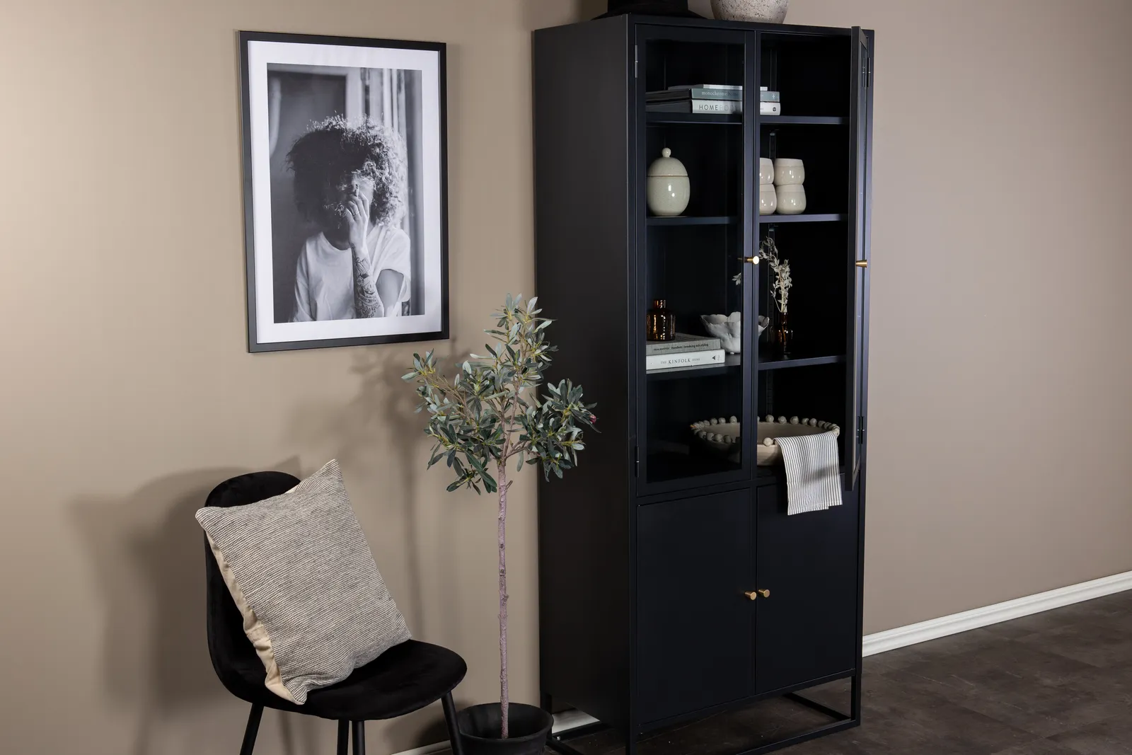 Regal Bakal aus Stahl in schwarz, 80x40x190 cm - Image 5
