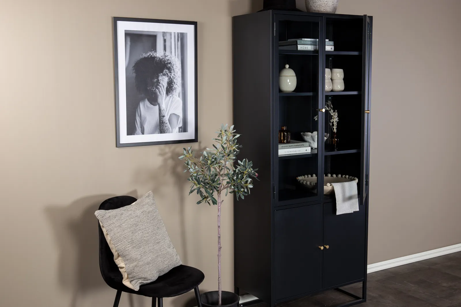Regal Bakal aus Stahl in schwarz, 80x40x190 cm - Image 6