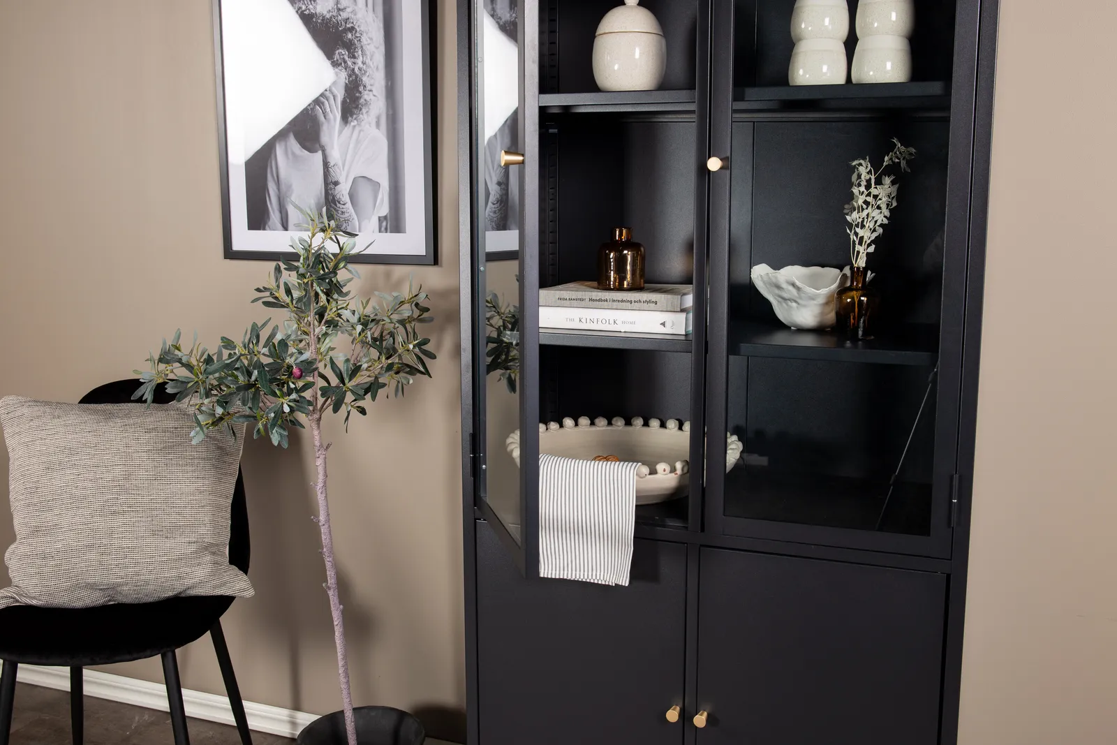 Regal Bakal aus Stahl in schwarz, 80x40x190 cm - Image 7