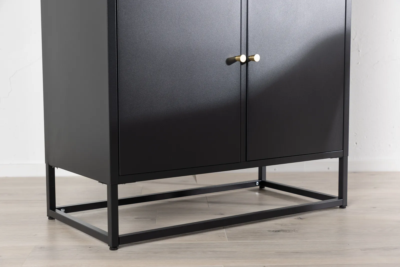 Regal Bakal aus Stahl in schwarz, 80x40x190 cm - Image 9