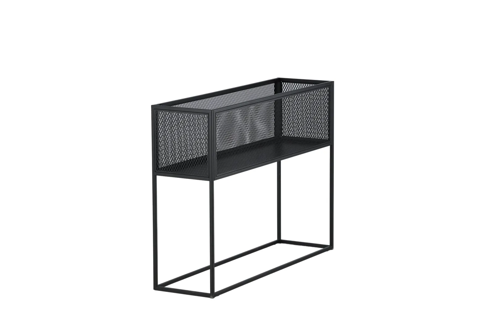 Regal Netz aus Stahl in schwarz, 30x110x80 cm - Image 8