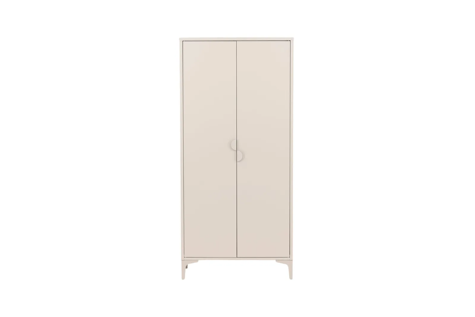 Regal Piring aus Stahl in hellgrau, 85x45x183 cm