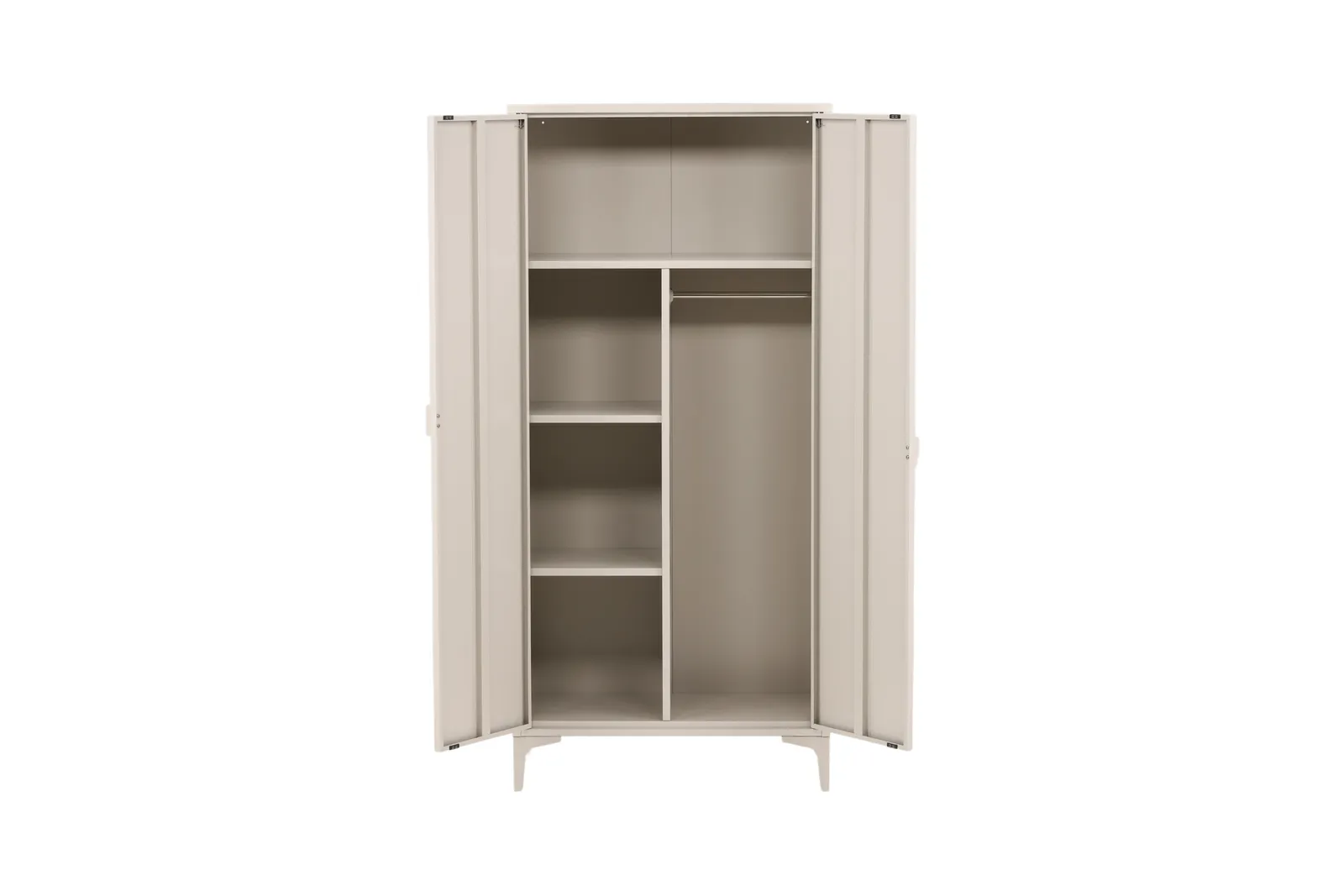 Regal Piring aus Stahl in hellgrau, 85x45x183 cm - Image 8