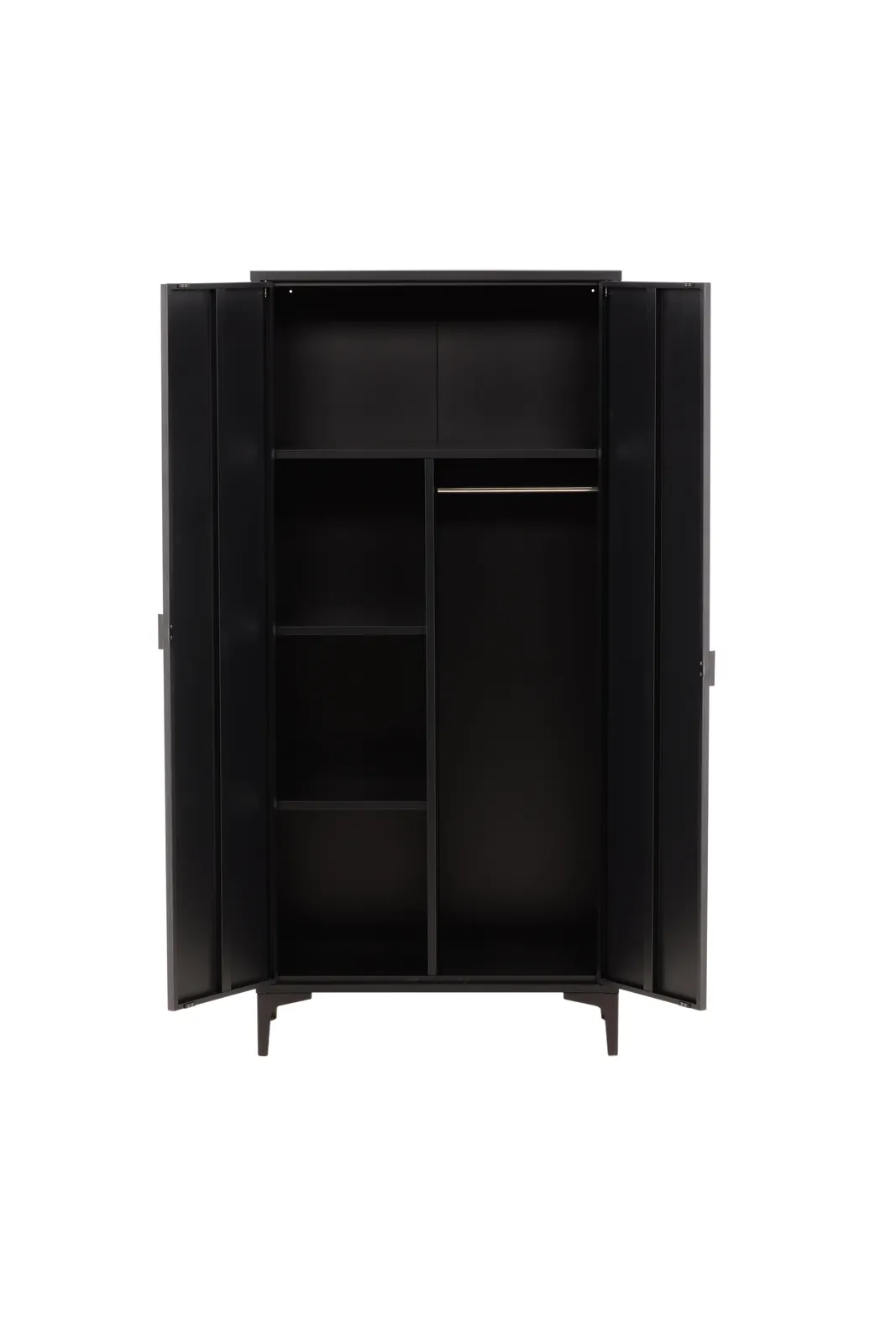 Regal Piring aus Stahl in schwarz, 45x85x183 cm - Image 14