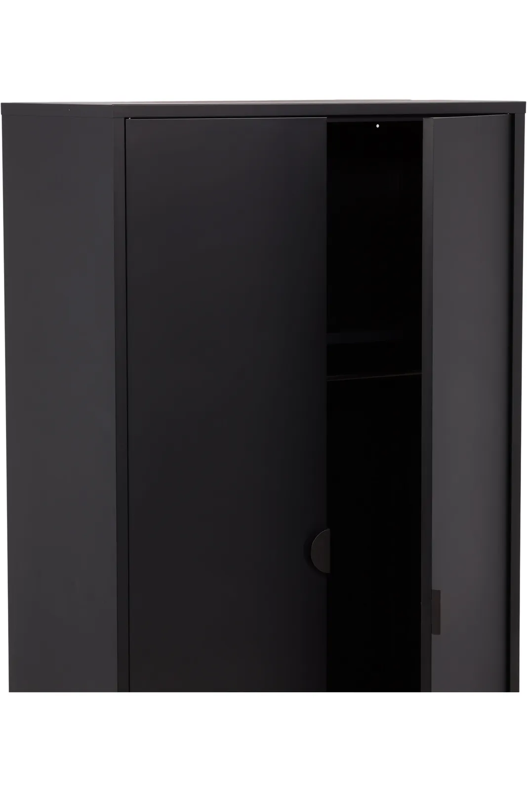 Regal Piring aus Stahl in schwarz, 45x85x183 cm - Image 15