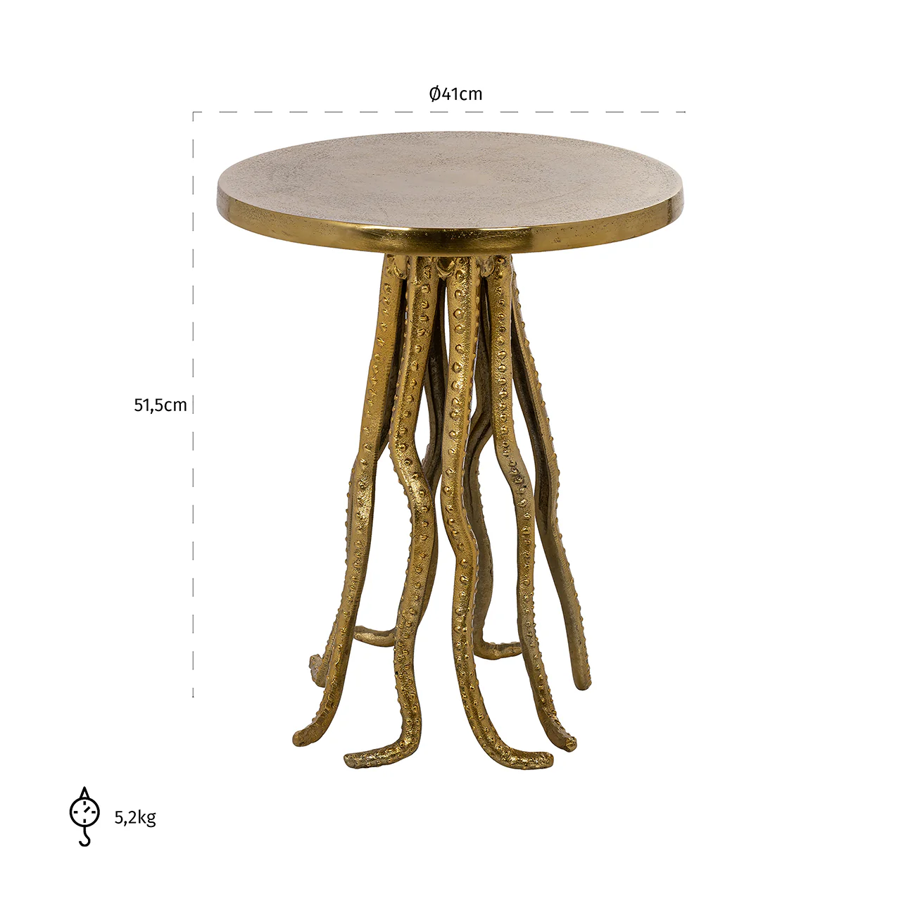 Beistelltisch Macey (Gold) - Image 3