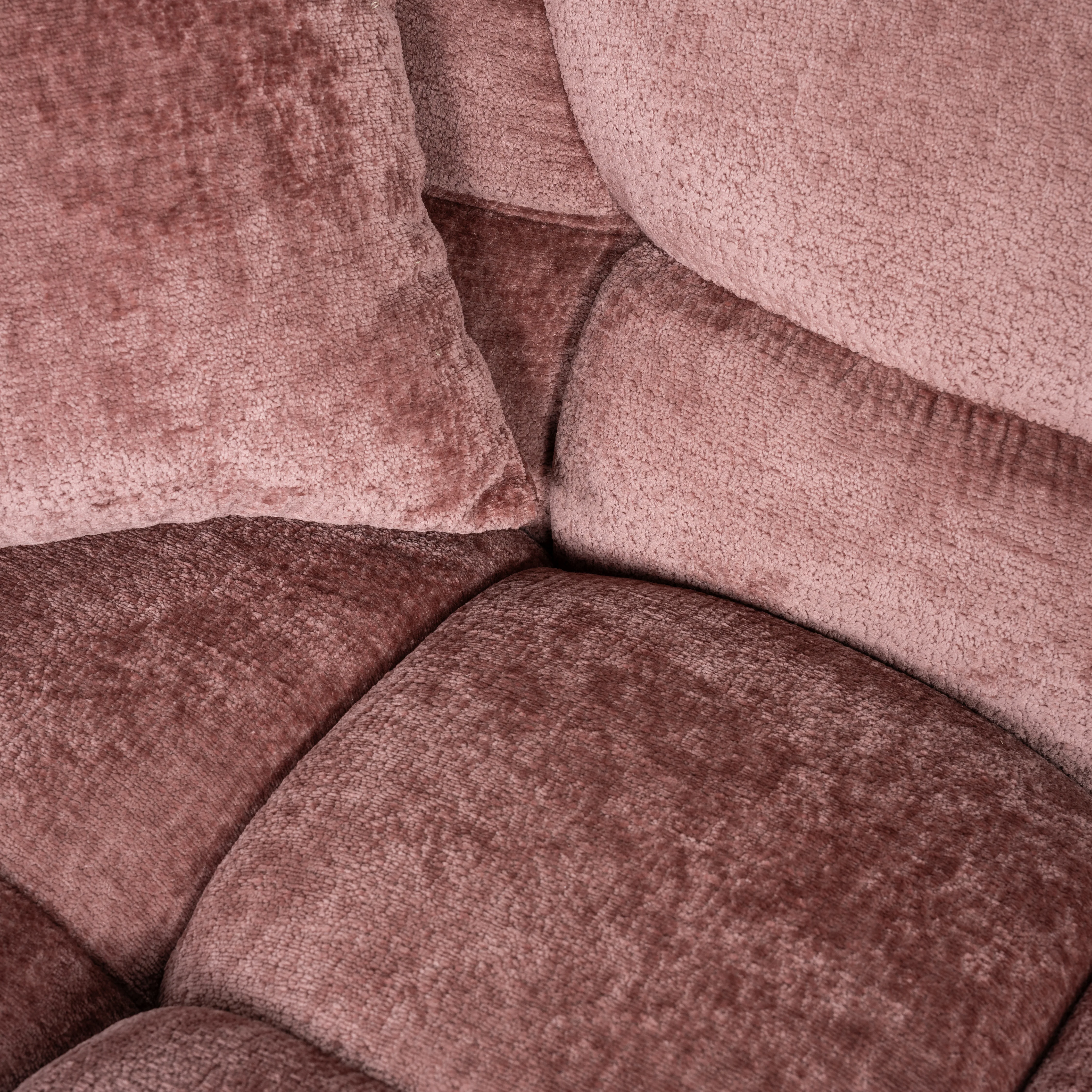 Couch Charelle rose chenille (Bergen 705 rose chenille) - Image 4