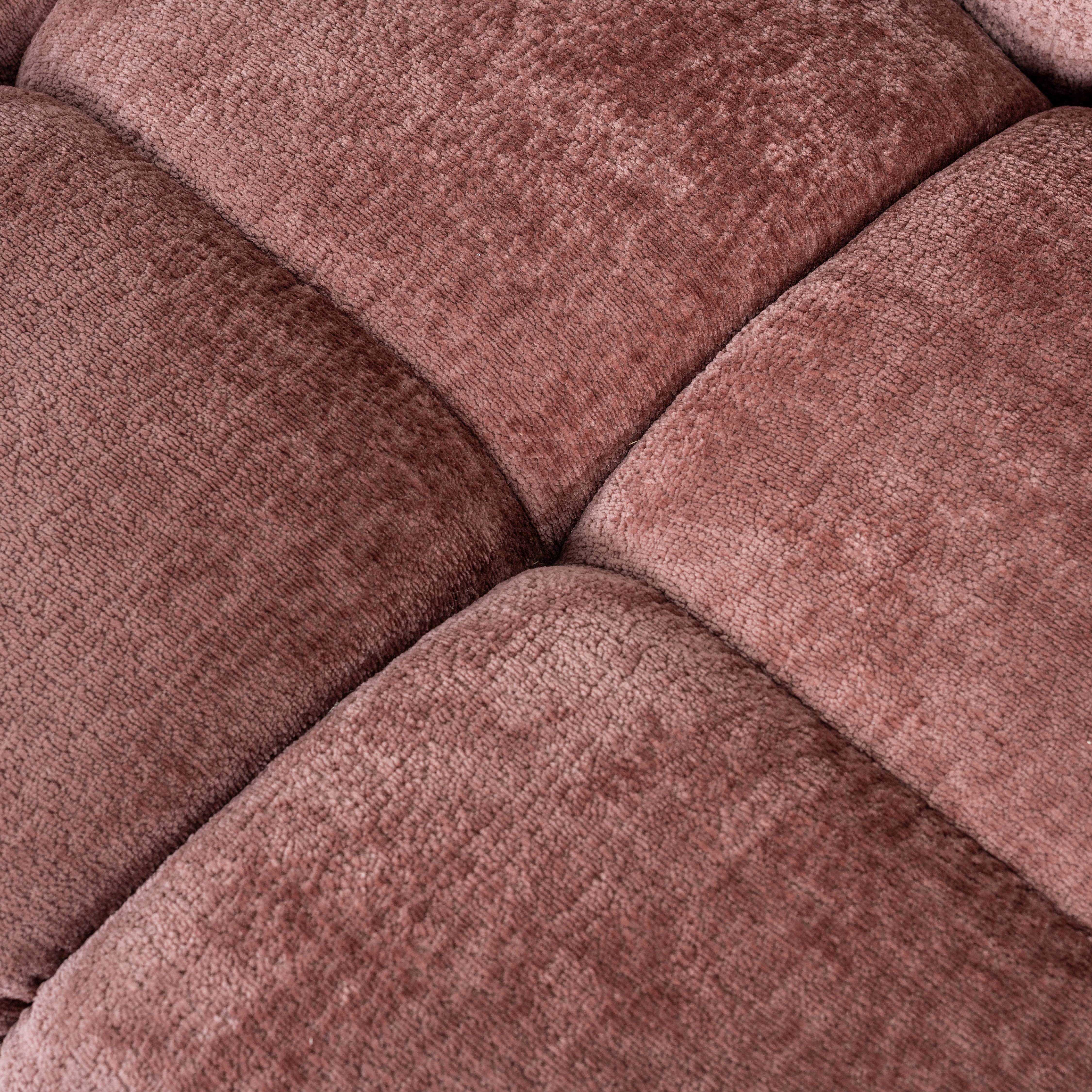 Couch Charelle rose chenille (Bergen 705 rose chenille) - Image 5