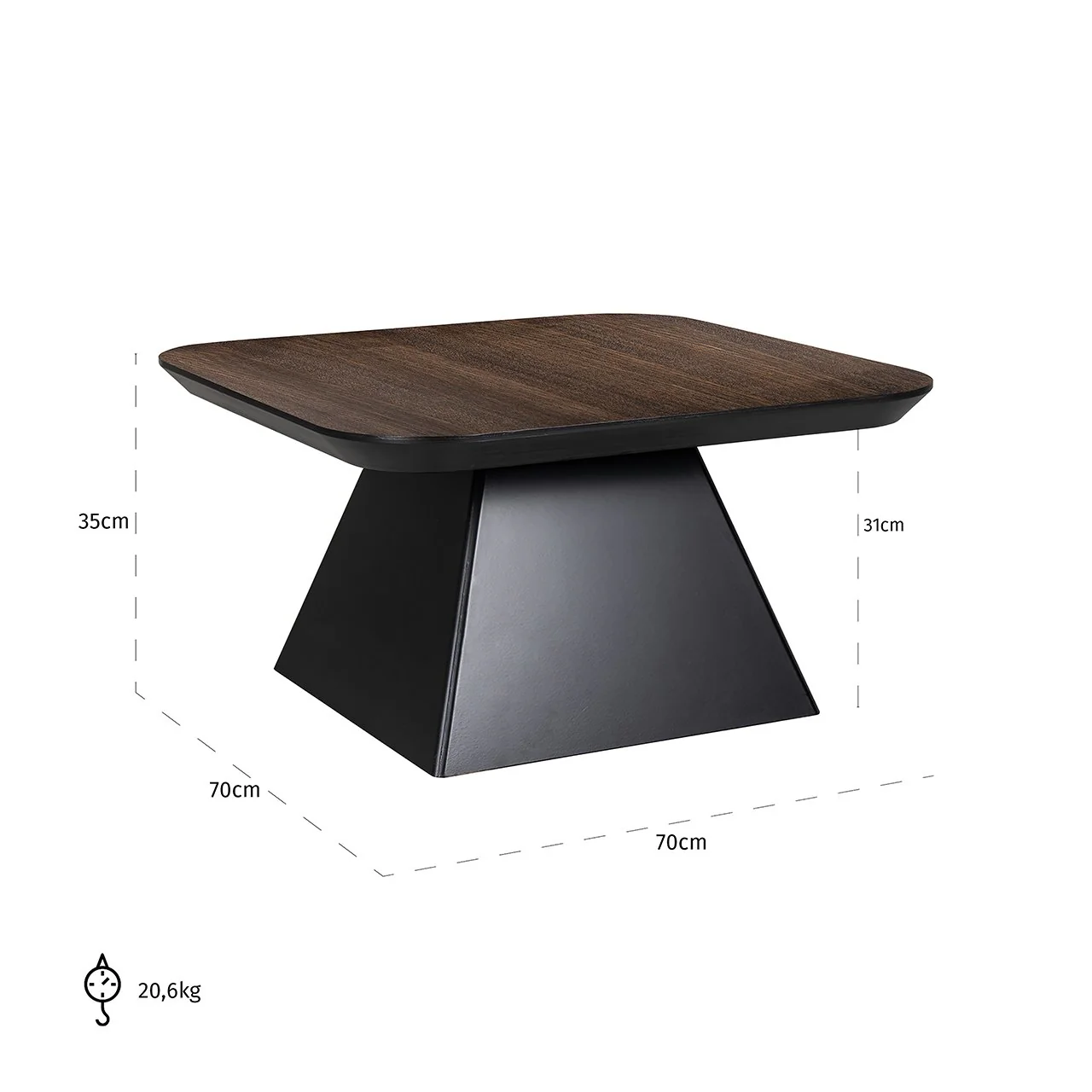 Couchtisch Bonvoy braun (Brown) - Image 4
