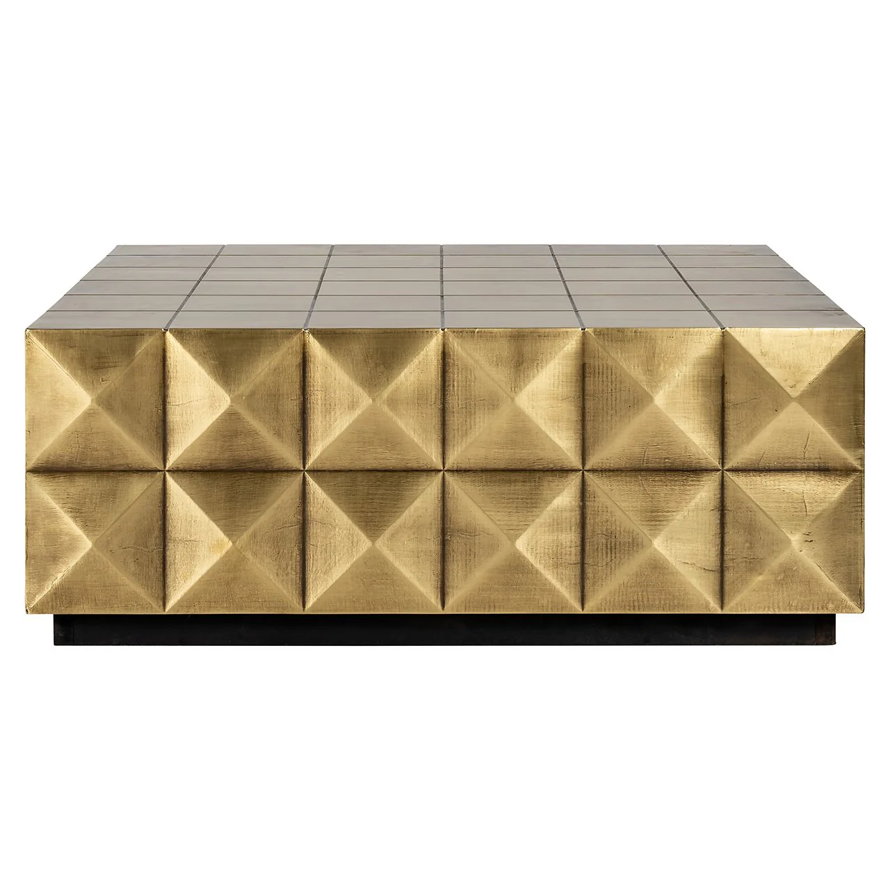 Couchtisch Collada inkl. glasplatte (Brushed Gold) - Image 2