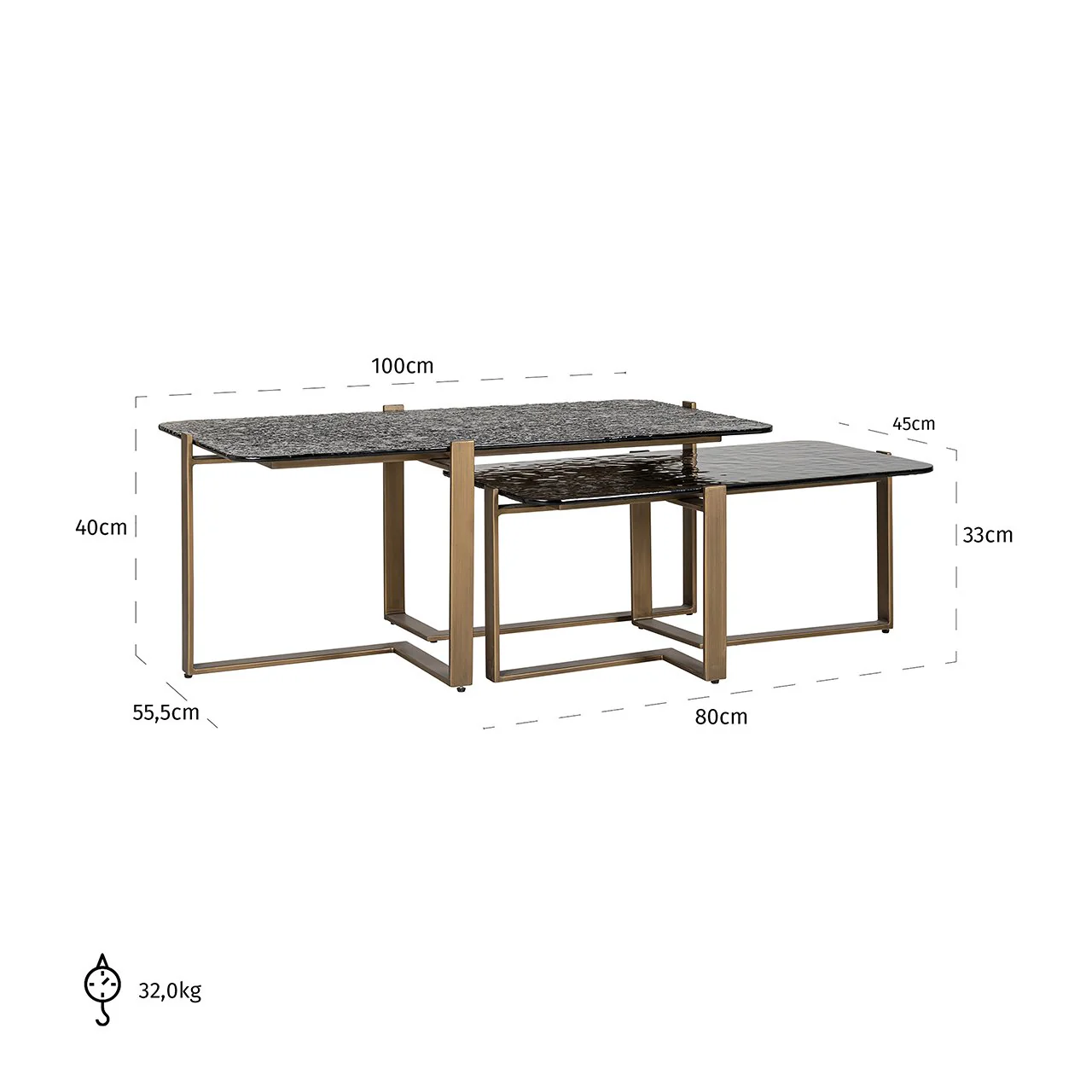Couchtisch Sterling Set von 2 - Image 5