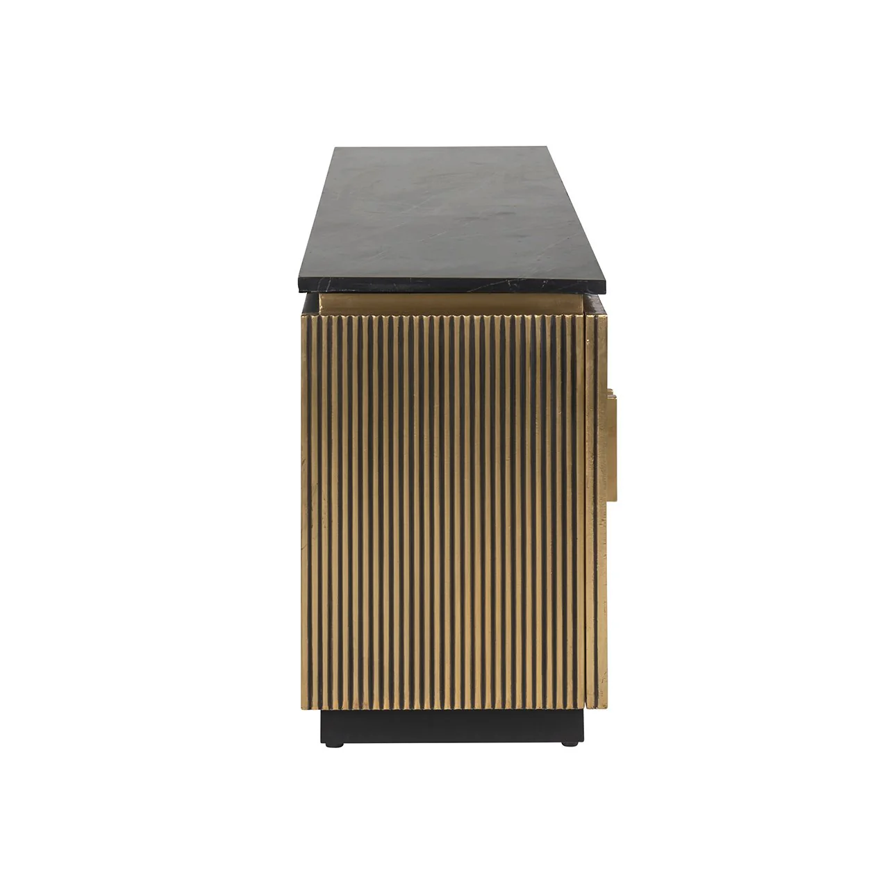 TV Kommode Ironville 4-Türen (Gold) - Image 2