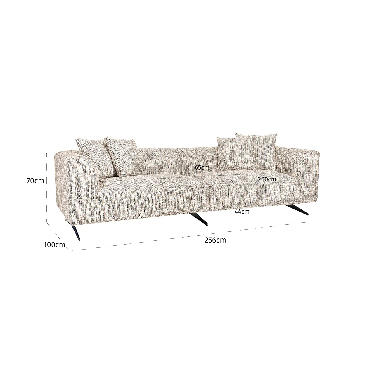 Sofa Hoxton 3-Sitzer (Be Trendy 01 Nature) - Image 5