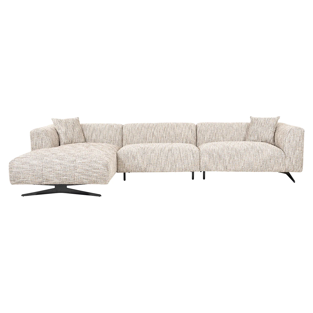 Sofa Hoxton 3-Sitzer + Lounge links (Be Trendy 01 Nature) - Image 4