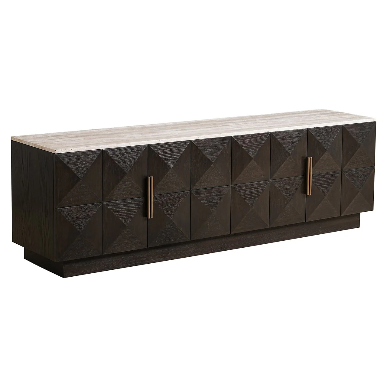 TV Möbel Claremont 4-türig (Brown) - Image 4