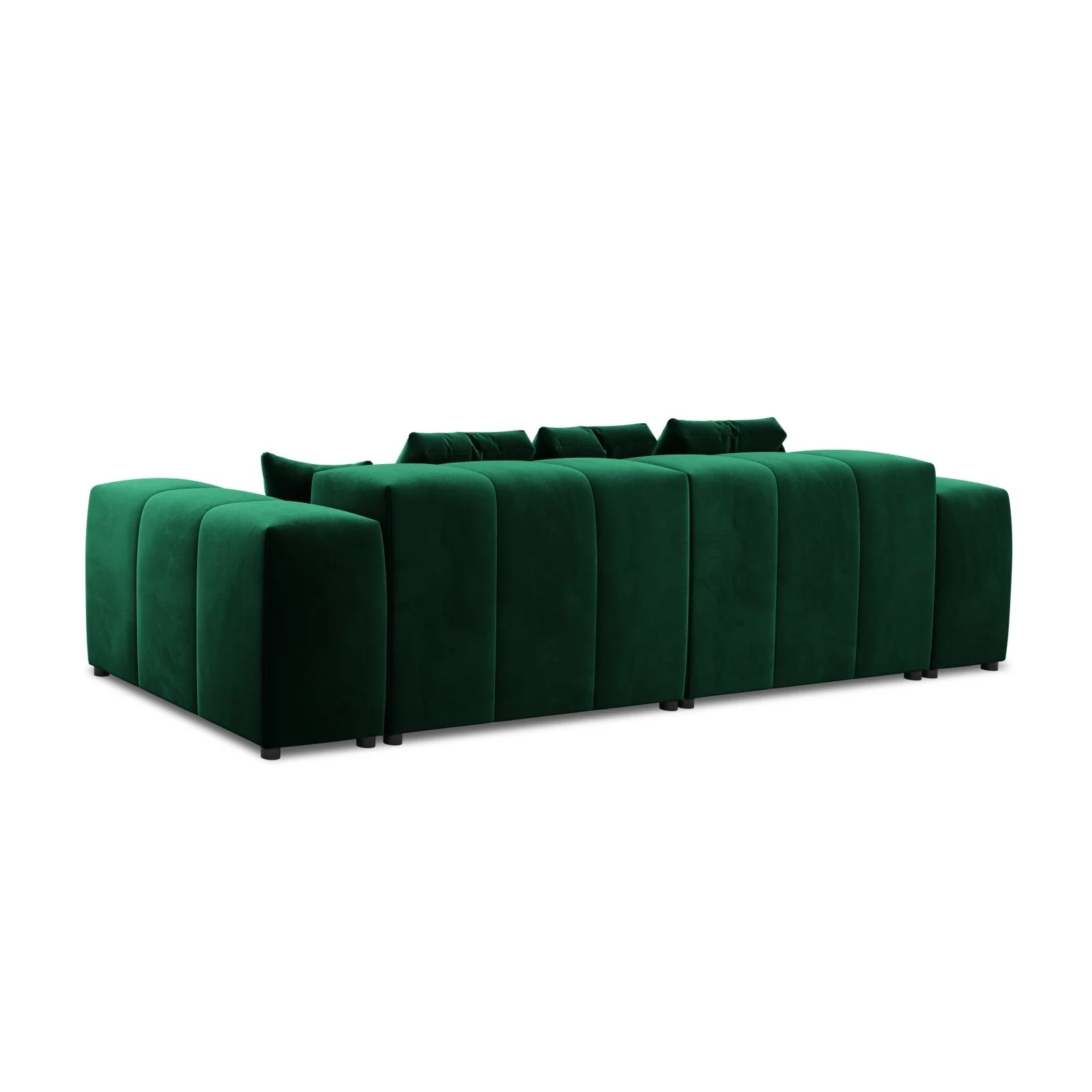 Rome 3-Sitzer Sofa aus Samt oder Strukturstoff, 320x120x75 cm - Image 17