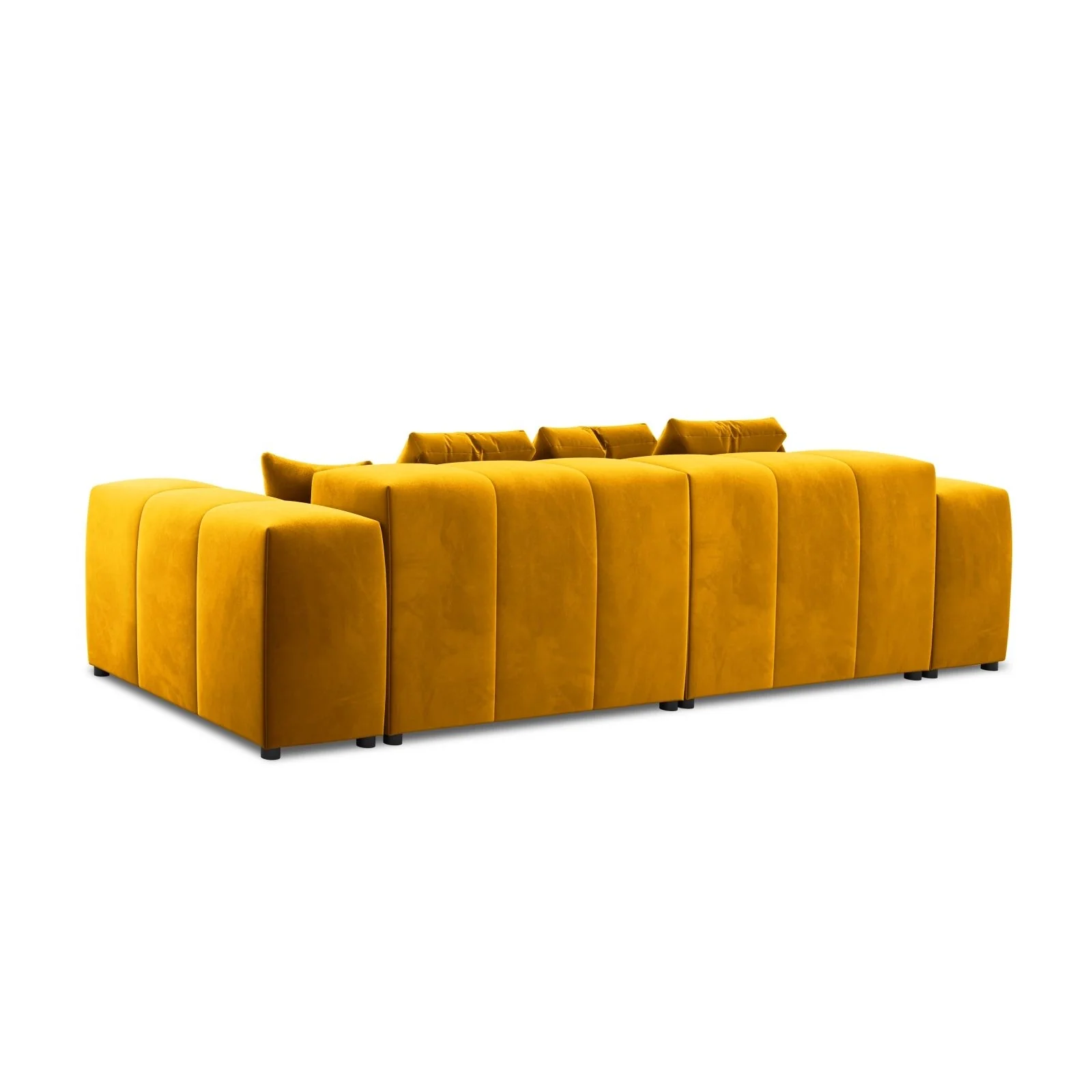 Rome 3-Sitzer Sofa aus Samt oder Strukturstoff, 320x120x75 cm - Image 23