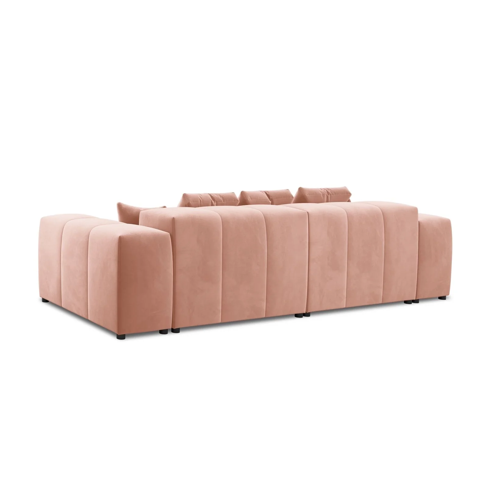 Rome 3-Sitzer Sofa aus Samt oder Strukturstoff, 320x120x75 cm - Image 29