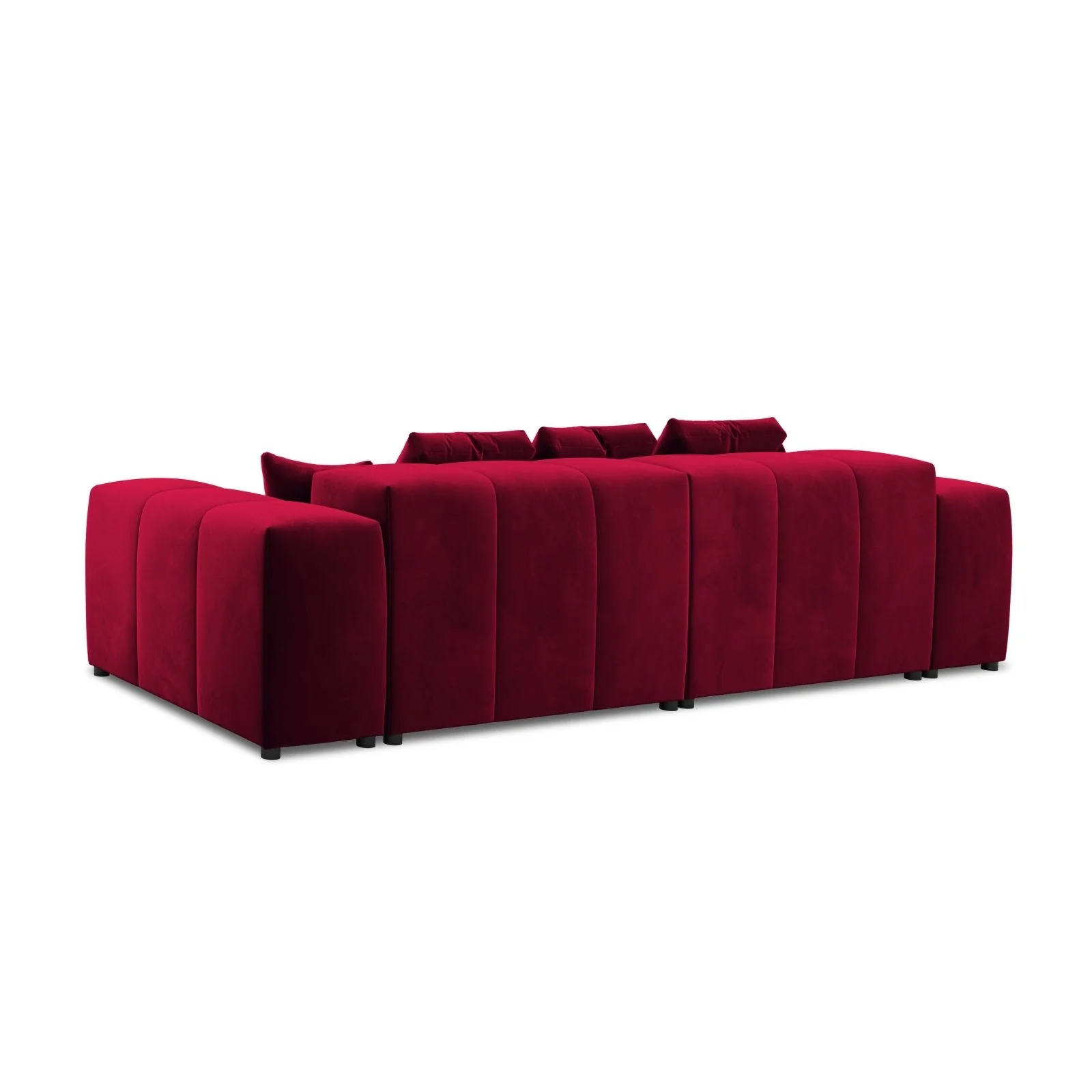 Rome 3-Sitzer Sofa aus Samt oder Strukturstoff, 320x120x75 cm - Image 35