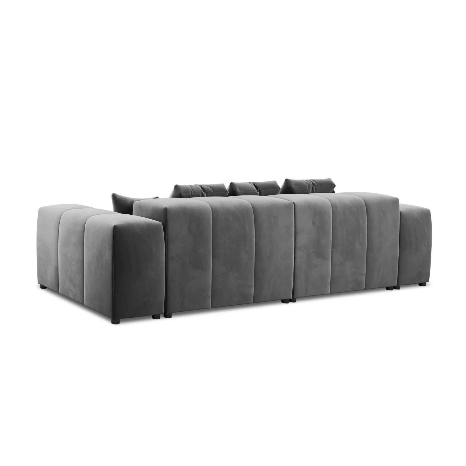 Rome 3-Sitzer Sofa aus Samt oder Strukturstoff, 320x120x75 cm - Image 41
