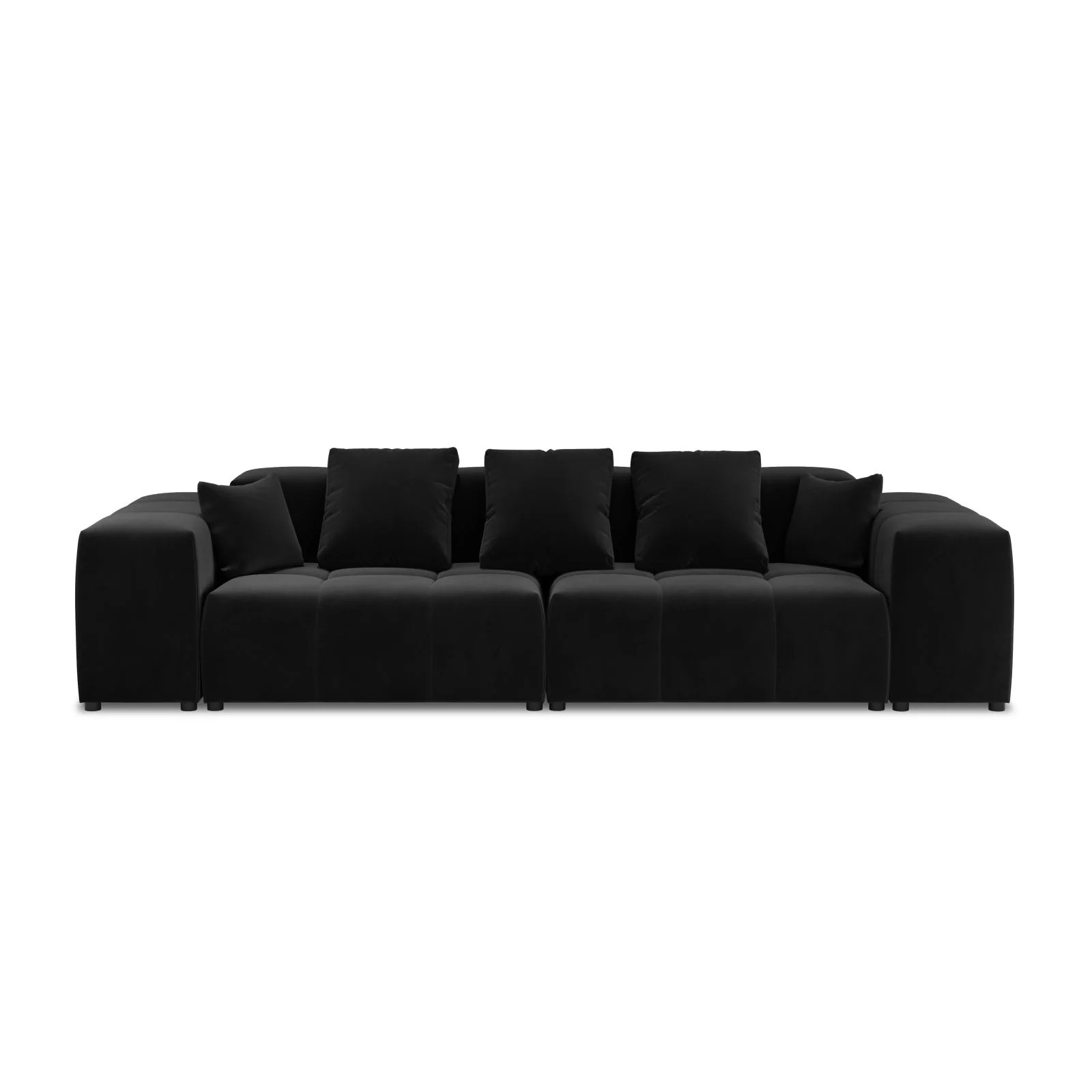Rome 3-Sitzer Sofa aus Samt oder Strukturstoff, 320x120x75 cm - Image 49