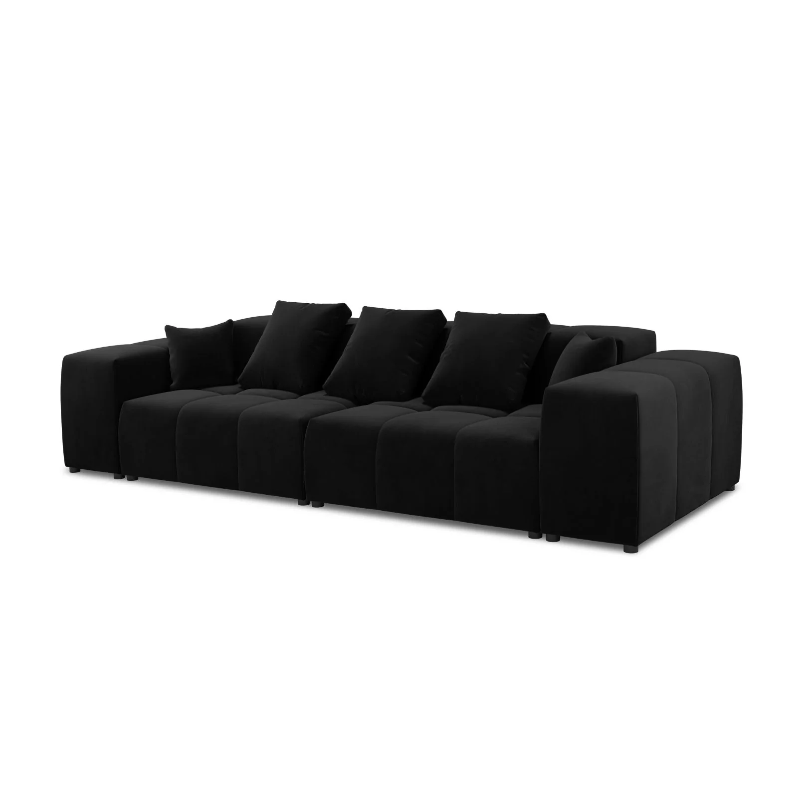 Rome 3-Sitzer Sofa aus Samt oder Strukturstoff, 320x120x75 cm - Image 51