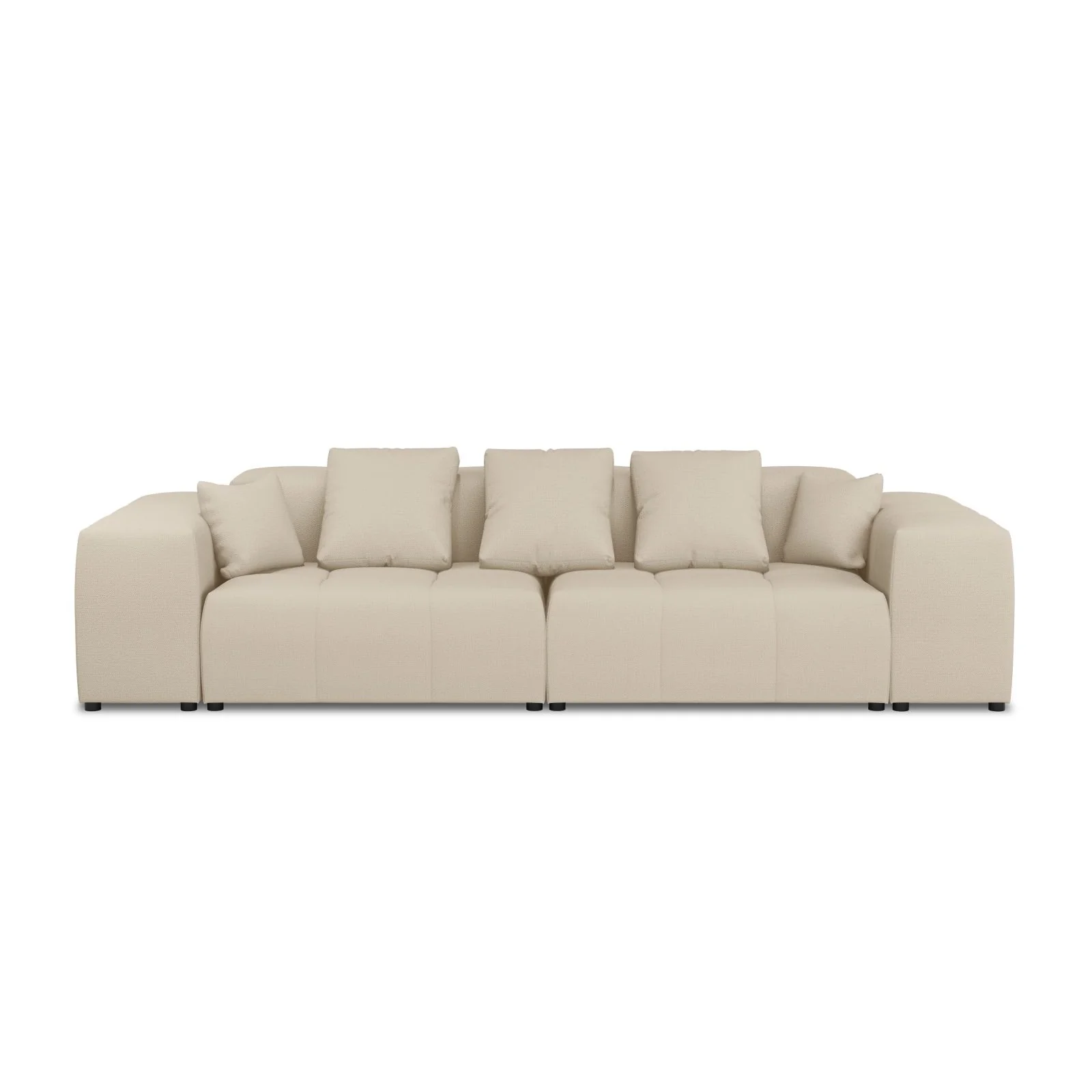Rome 3-Sitzer Sofa aus Samt oder Strukturstoff, 320x120x75 cm - Image 55