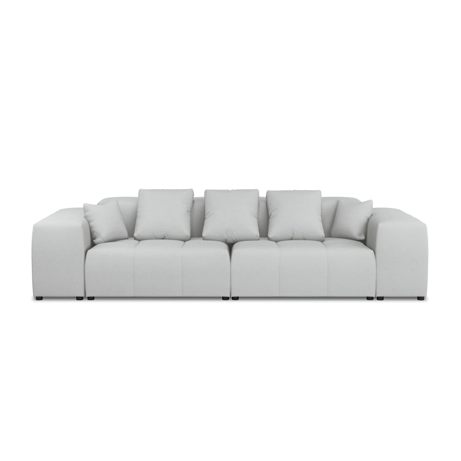Rome 3-Sitzer Sofa aus Samt oder Strukturstoff, 320x120x75 cm - Image 62