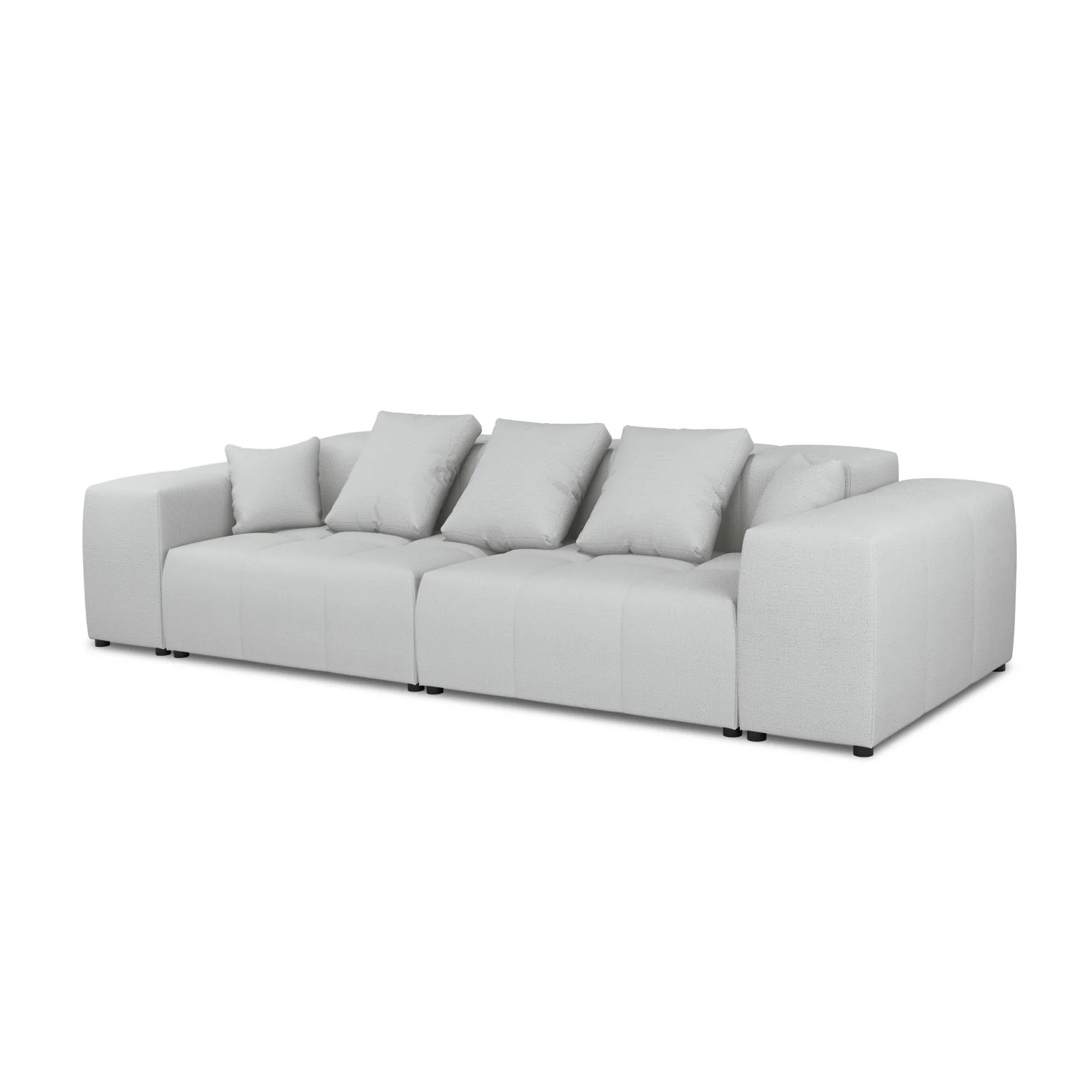 Rome 3-Sitzer Sofa aus Samt oder Strukturstoff, 320x120x75 cm - Image 65
