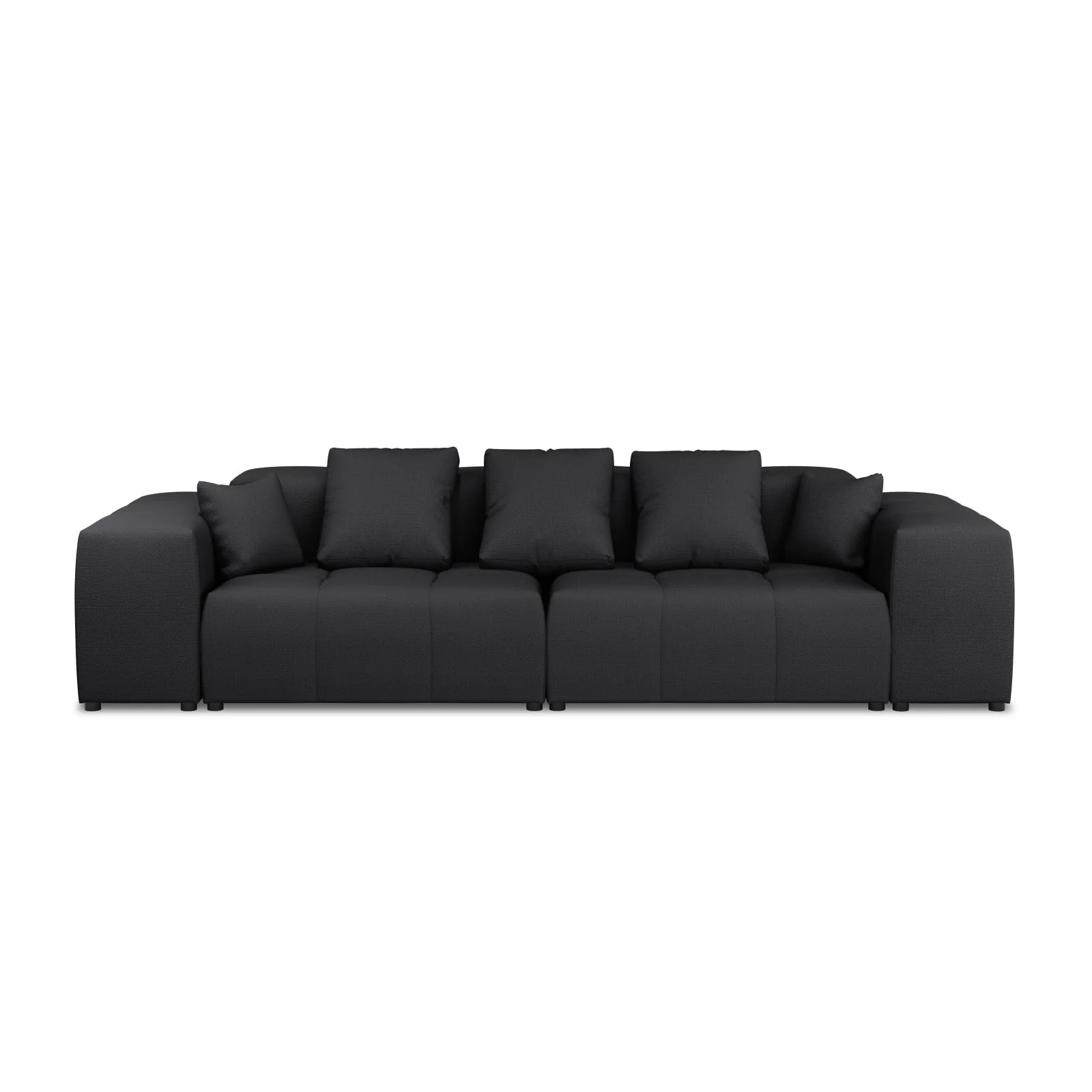 Rome 3-Sitzer Sofa aus Samt oder Strukturstoff, 320x120x75 cm - Image 69