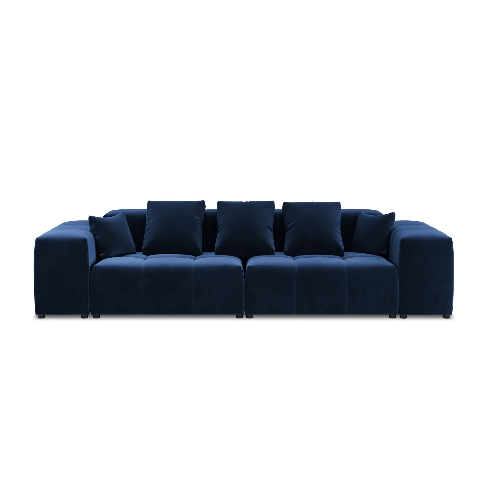 Rome 3-Sitzer Sofa aus Samt oder Strukturstoff, 320x120x75 cm - Image 7