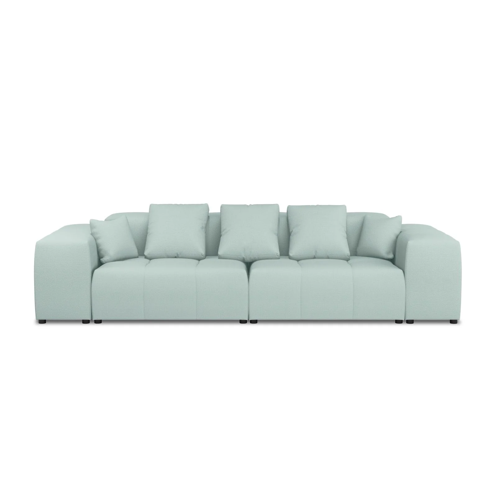 Rome 3-Sitzer Sofa aus Samt oder Strukturstoff, 320x120x75 cm - Image 76