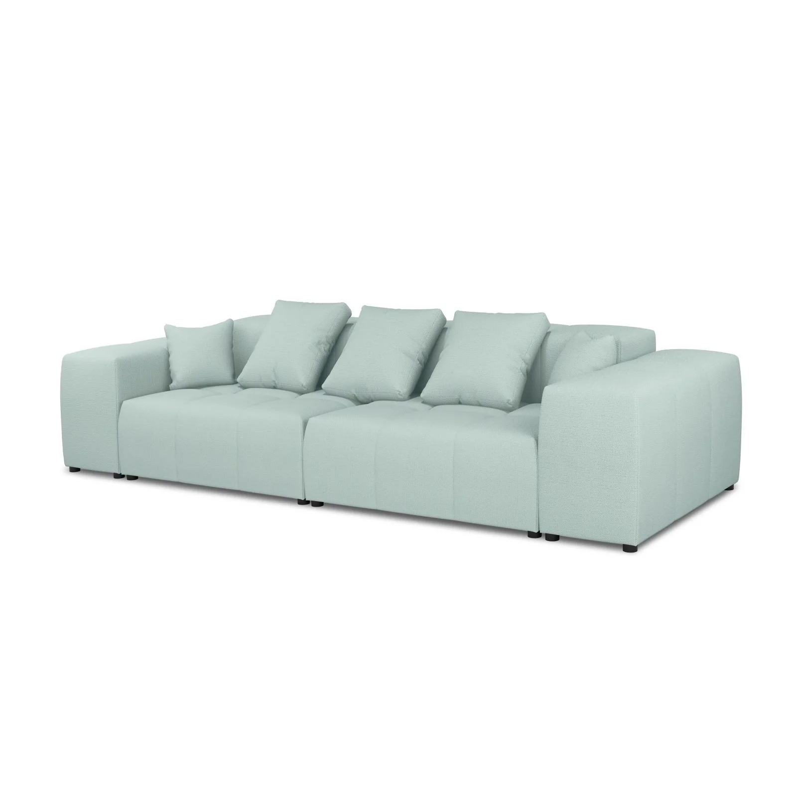 Rome 3-Sitzer Sofa aus Samt oder Strukturstoff, 320x120x75 cm - Image 79