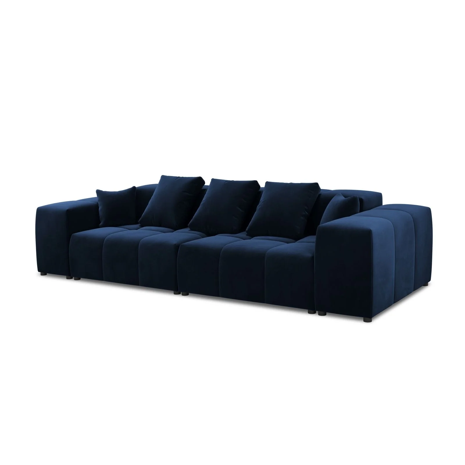 Rome 3-Sitzer Sofa aus Samt oder Strukturstoff, 320x120x75 cm - Image 9