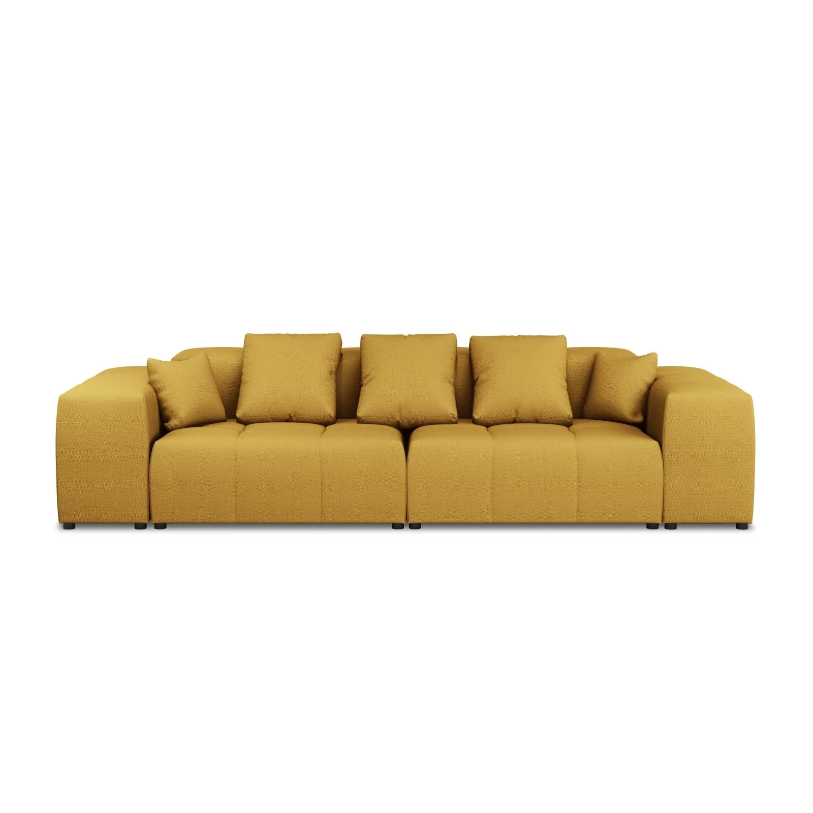 Rome 3-Sitzer Sofa aus Samt oder Strukturstoff, 320x120x75 cm - Image 90