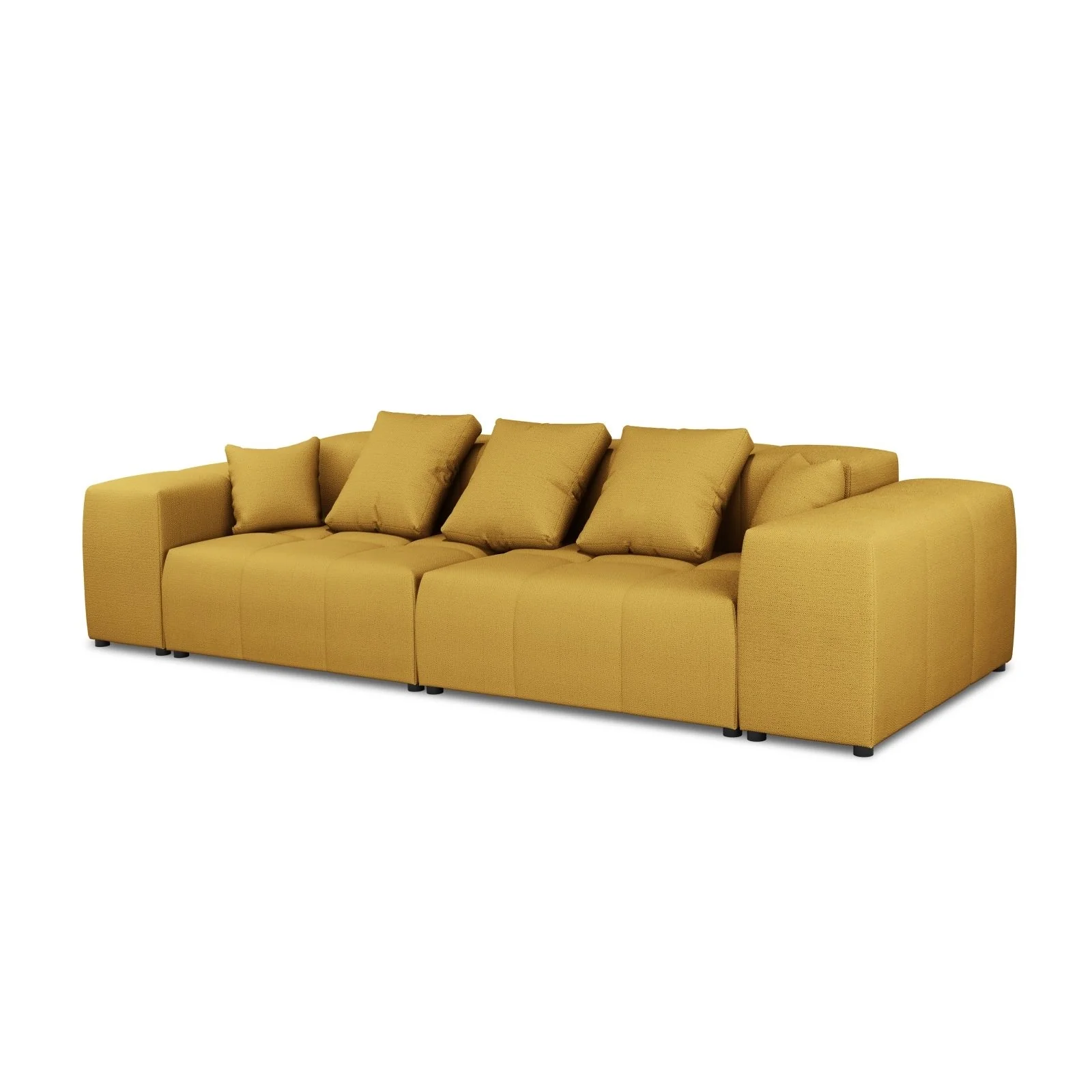 Rome 3-Sitzer Sofa aus Samt oder Strukturstoff, 320x120x75 cm - Image 93