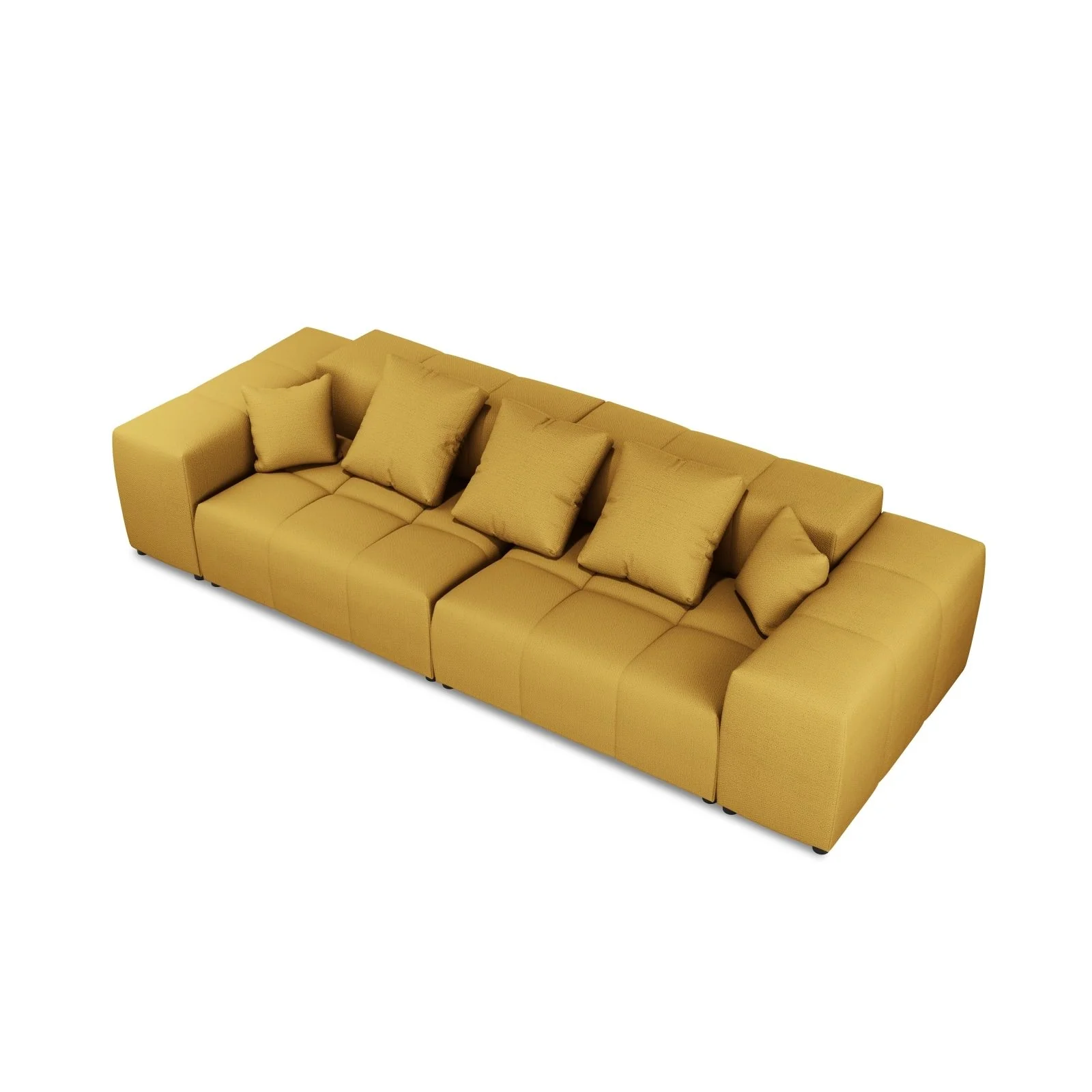 Rome 3-Sitzer Sofa aus Samt oder Strukturstoff, 320x120x75 cm - Image 94