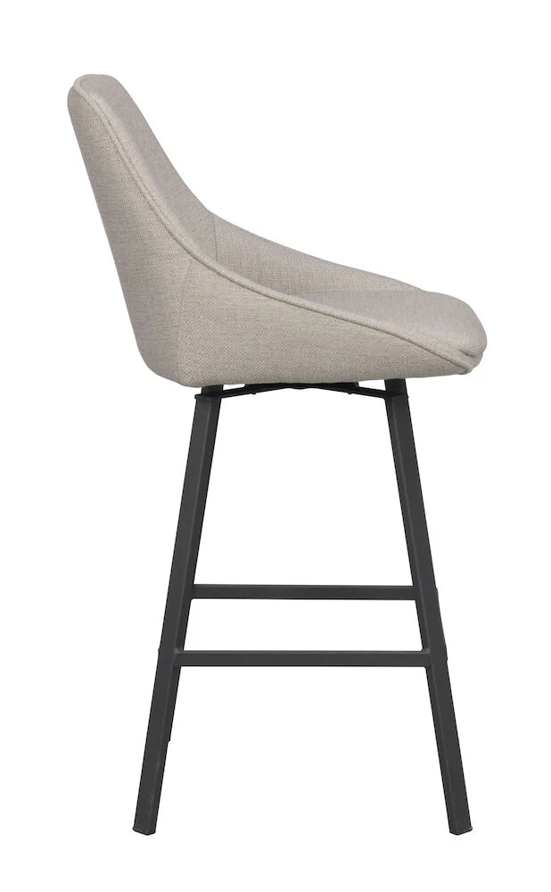ALISON Barhocker Beige/schwarz 48x54x96cm - Image 6