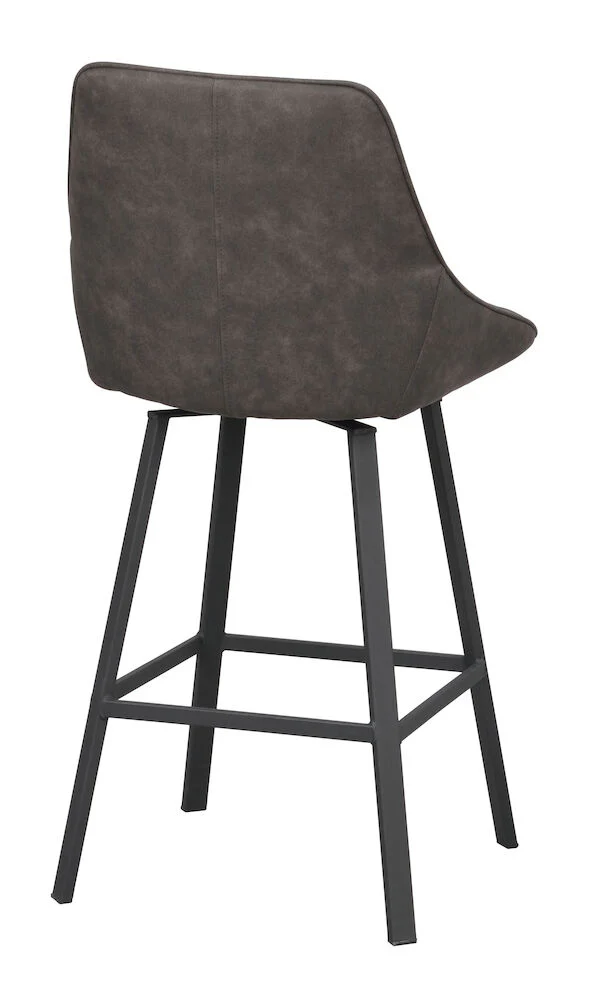 ALISON Barhocker Dunkelgrau/Schwarz 48x54x96cm - Image 7