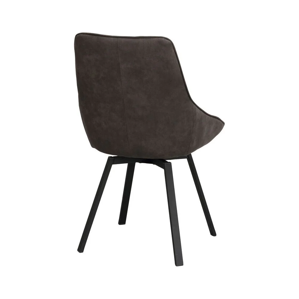 ALISON Essstuhl Dunkelgrau/Schwarz 51x60x87cm - Image 7
