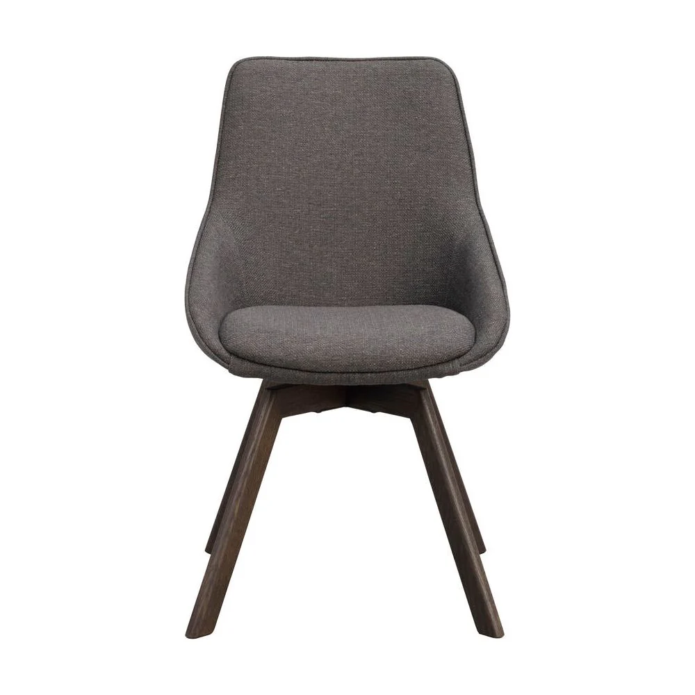 ALISON Essstuhl Grau/Braun 51x60x88cm - Image 3