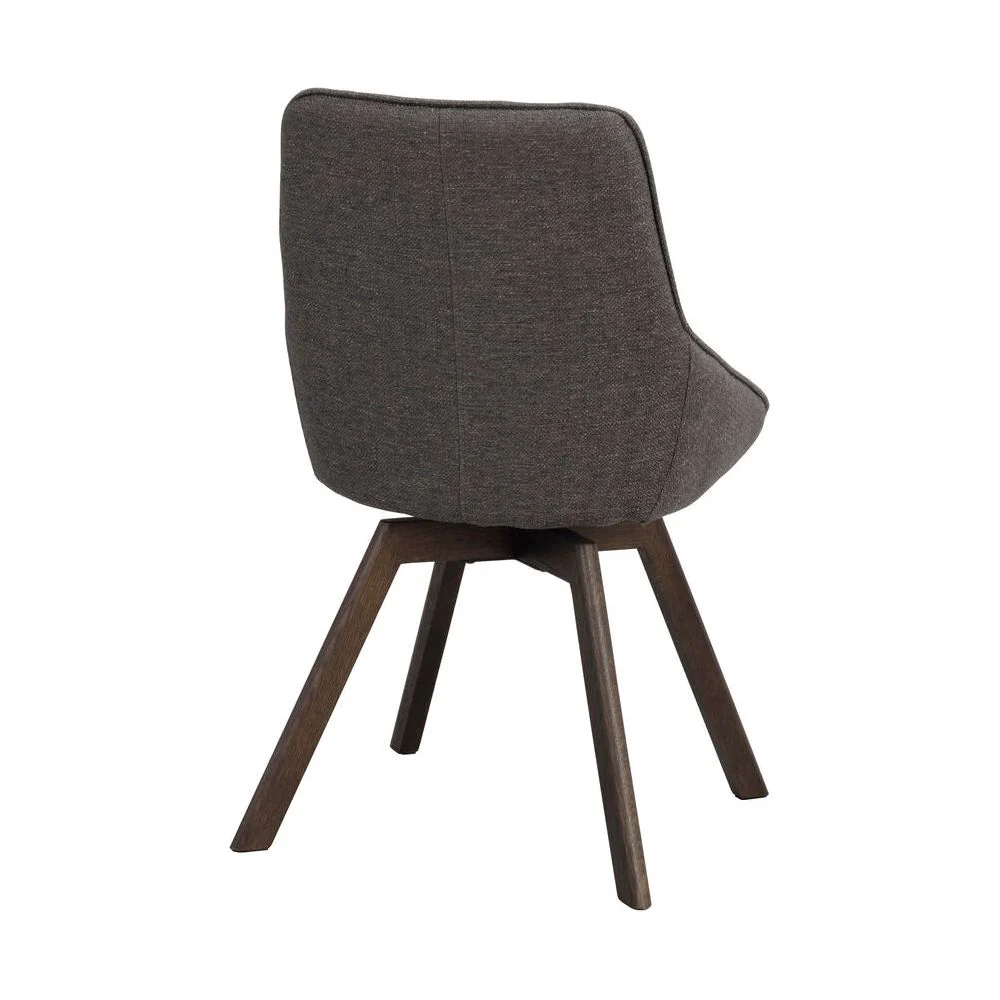 ALISON Essstuhl Grau/Braun 51x60x88cm - Image 4