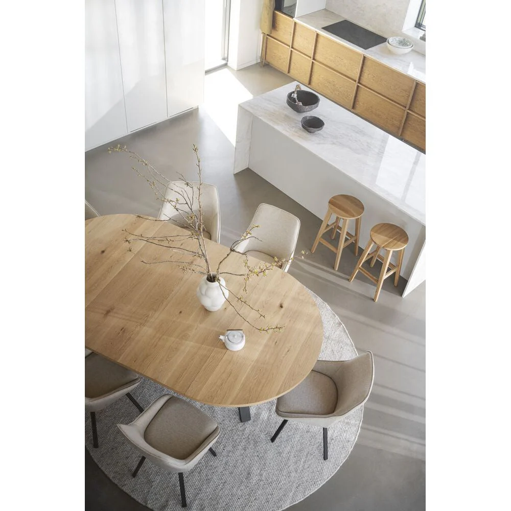 ALISON Essstuhl Hellbeige/Schwarz 51x60x87cm - Image 11