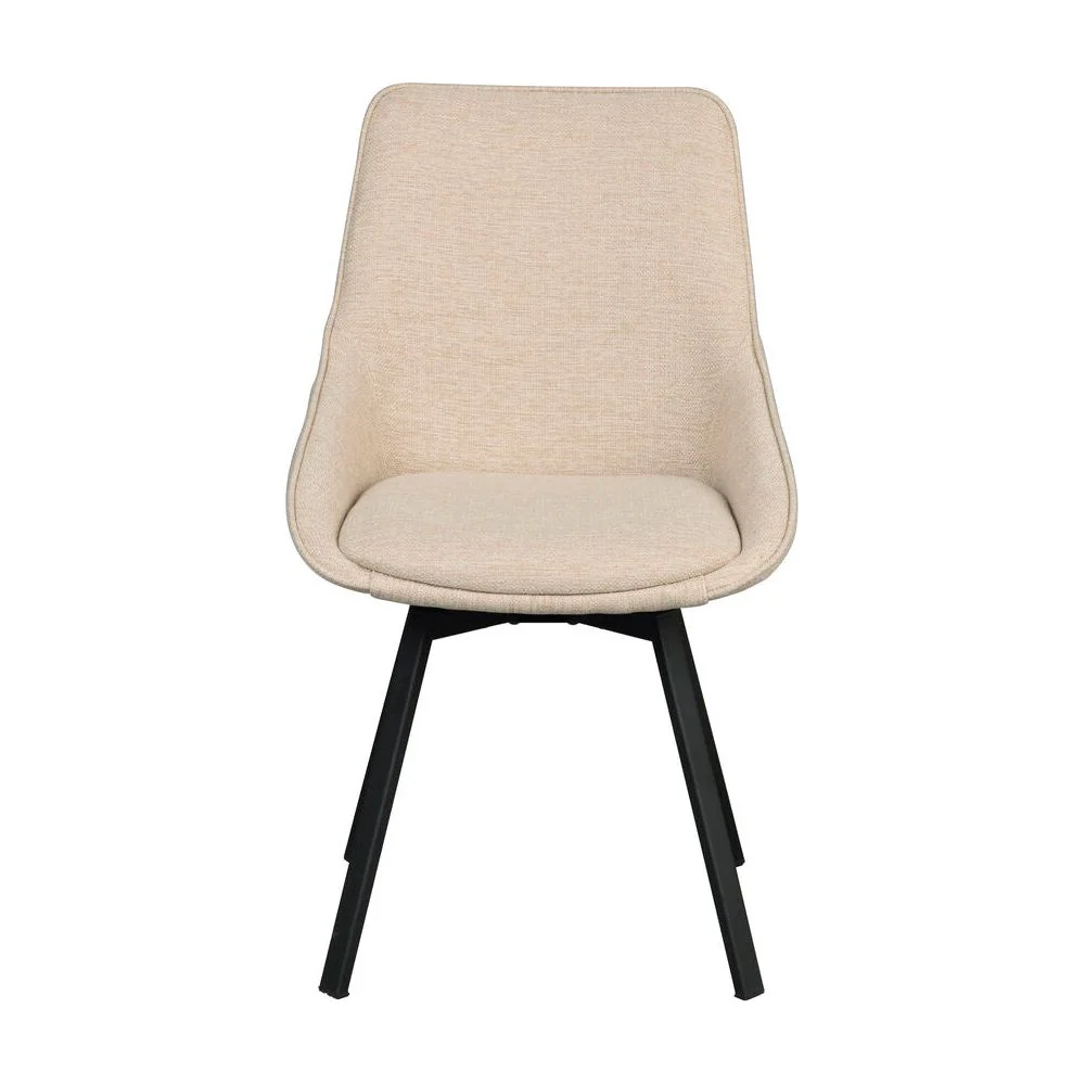 ALISON Essstuhl Hellbeige/Schwarz 51x60x87cm - Image 13