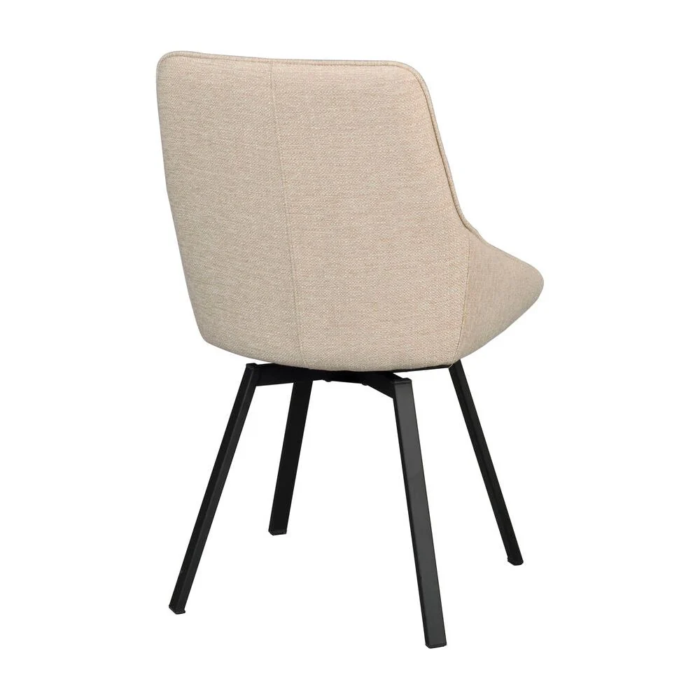 ALISON Essstuhl Hellbeige/Schwarz 51x60x87cm - Image 15