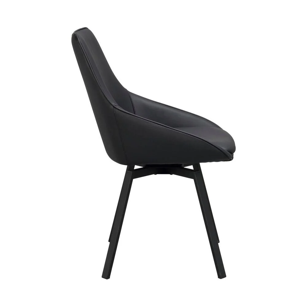 ALISON Essstuhl Schwarz 51x60x87cm - Image 6